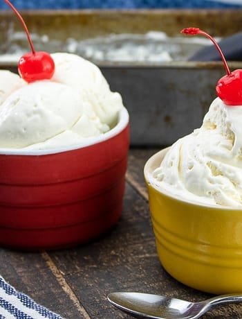 Churn-Free Vanilla Ice Cream