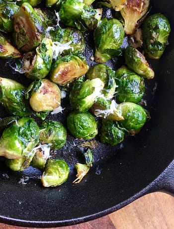 Vegan Roasted Brussels Sprouts